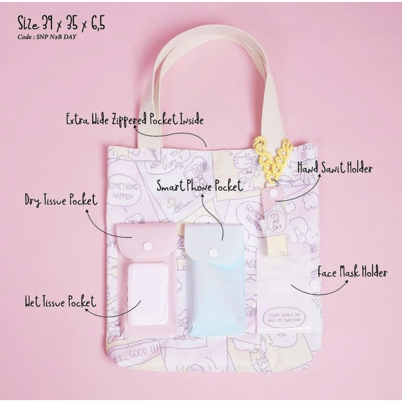 Snoopy Pastel New Normal Bag