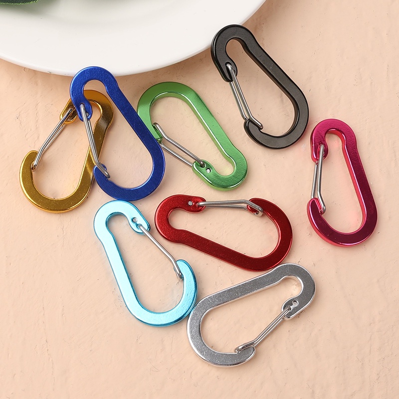 Carabiner Bahan Aluminum Alloy Untuk Camping / Climbing