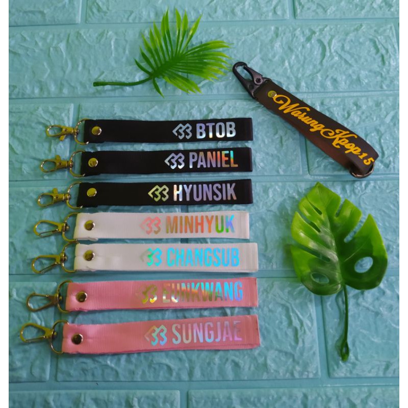 Strap BTOB KPop HOLOGRAM Btob keychain Btob keyring