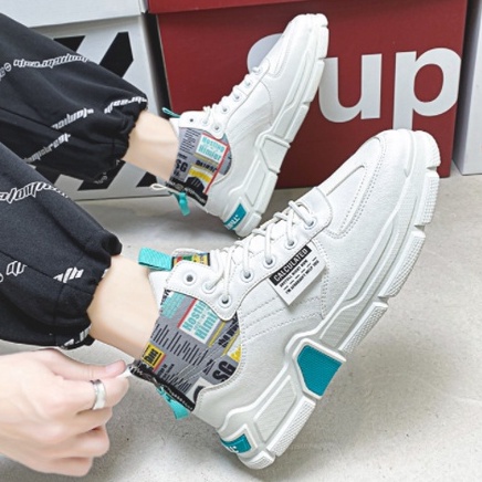 TBIG [COD] Sepatu Pria High Top SGEVA Sepatu Import Pria Sekolah Kuliah Kerja Santai
