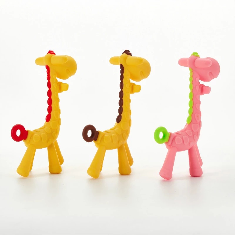 Teether Giraffe - Teether Balita Jerapah - Mainan Gigitan Bayi