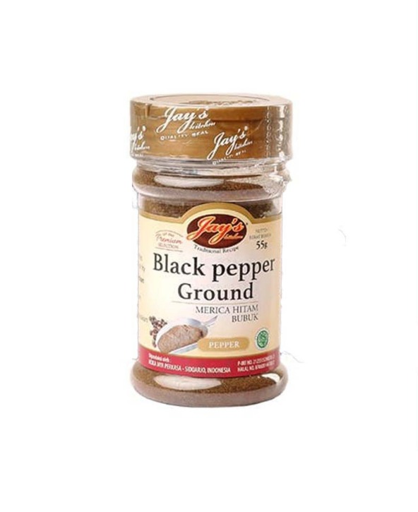 Jay's Black Pepper Ground | Lada Hitam Bubuk Jays | Jay Lada Hitam