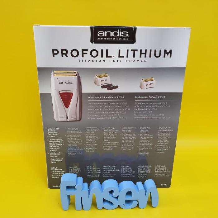 andis shaver profoil lithium alat cukur jenggot andis original