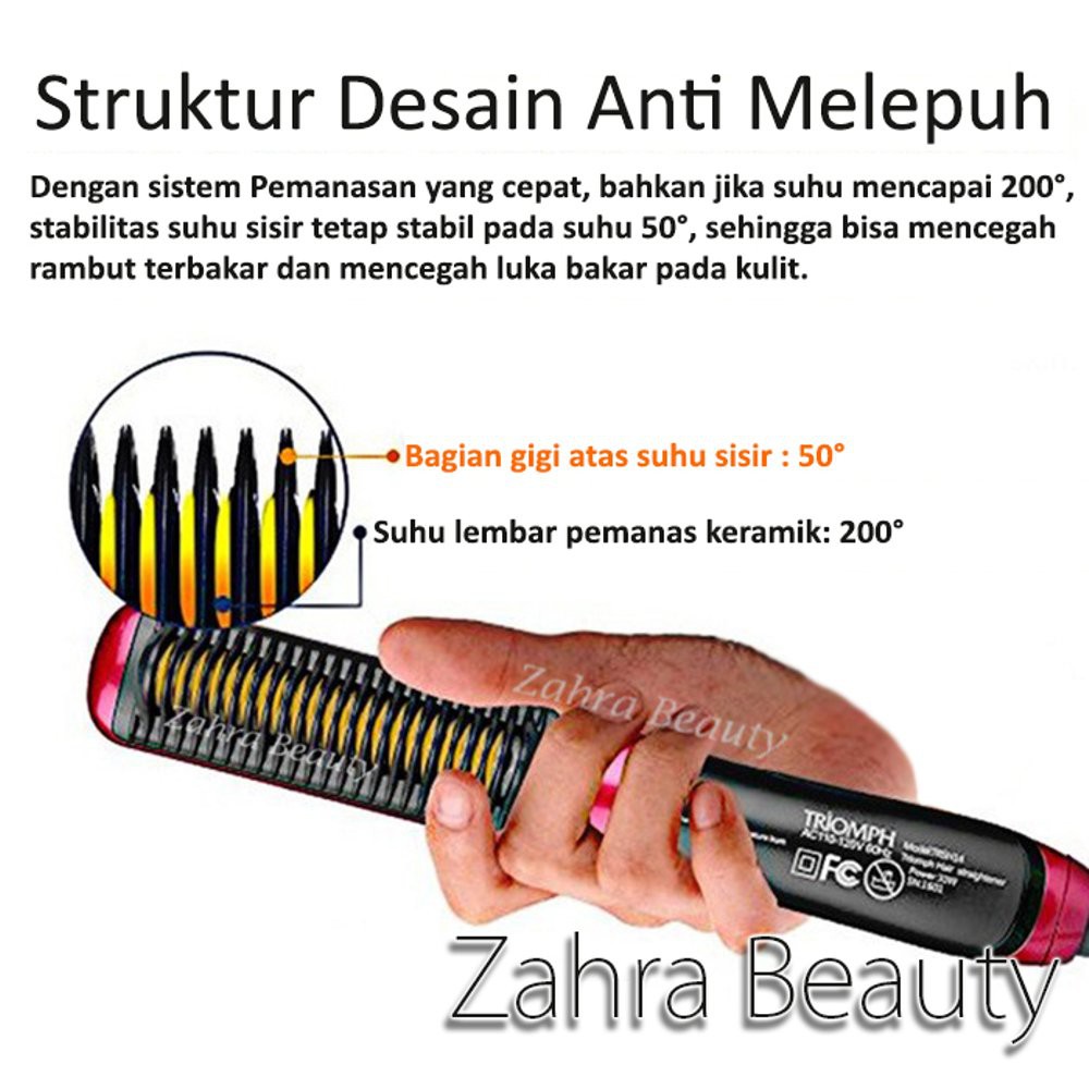 Sisir Pelurus Rambut - Alat Catok Praktis