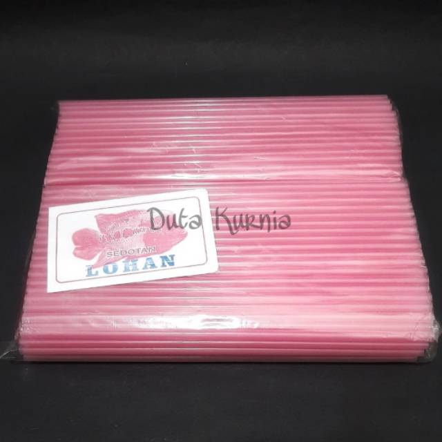 Sedotan Plastik Bening Warna Ecer / Drinking Straw Murah Harga Grosir Kualitas Terbaik