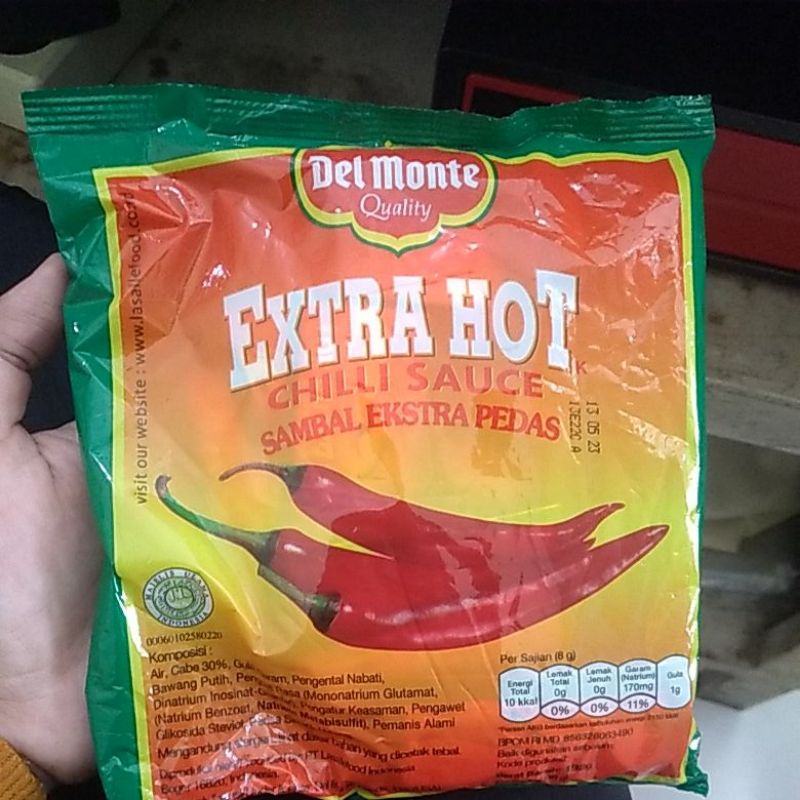 

DELMONTE SAUS CABAI SACHET 192GR