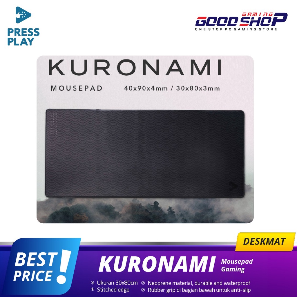 Press Play KURONAMI Gaming Mousepad