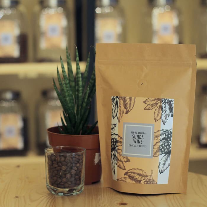 

Kopi Arabika SUNDA WINE NATURAL 500gr Aromanis Biji Bubuk Halokoffi - kkp1383