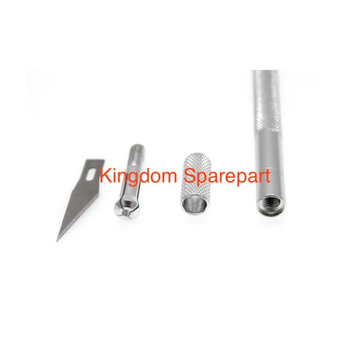 

UKIR-ALAT- PISAU IC HANDPHONE SET PLUS GAGANG ALUMINIUM PRECISION KNIFE WL9309 -ALAT-UKIR.