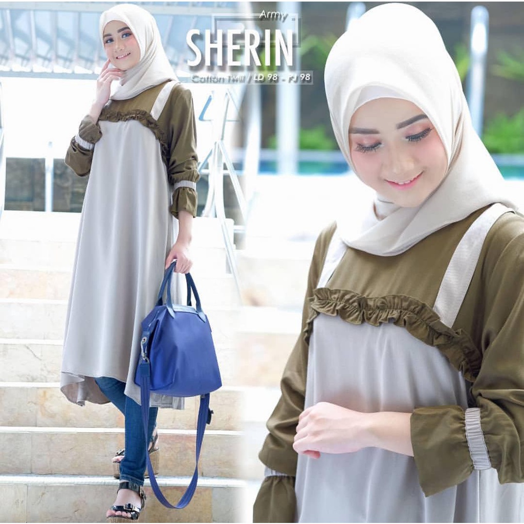 SHERINE TUNIK - ATASAN TUNIK KEKINIAN - ATASAN TERBARU