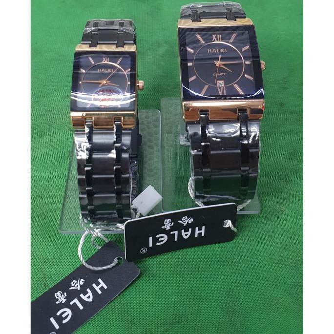 Jam Tangan Couple Halei Kotak 2 Tone Avenue.Centre