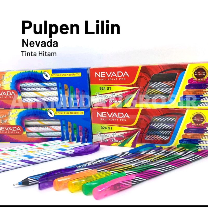 ball point' Ulir Nevada Isi 12 Pcs (satu lusin )