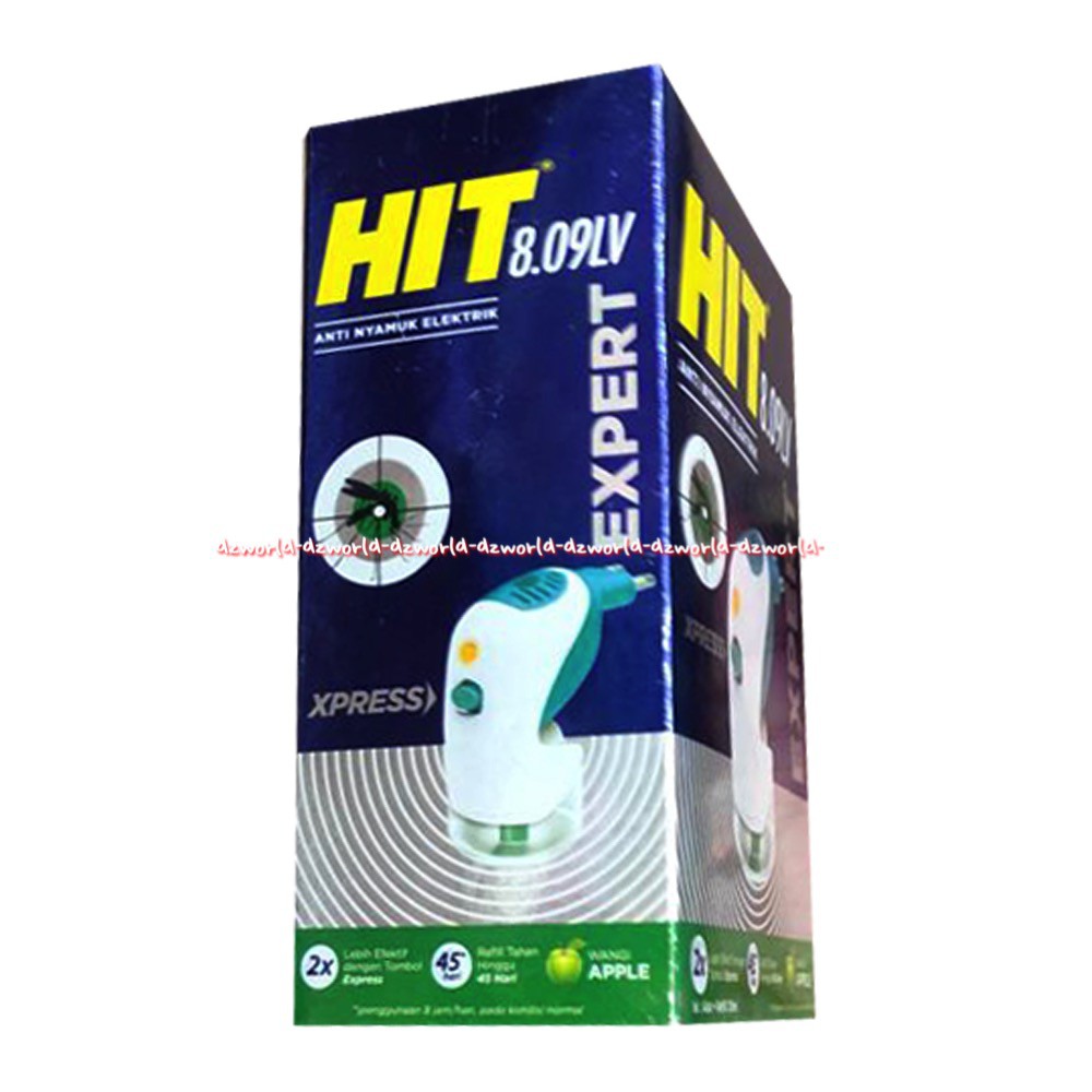 Hit Expert Xpress 45malam Obat Nyamuk Apel Hit Colok Listrik Wangi Apple Apel Model Colokan Insect Repellent