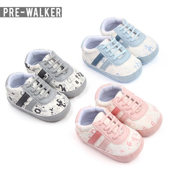 Sepatu Bayi Laki Laki Perempuan - Sepatu Prewalker Sneaker Bayi Unisex S1220