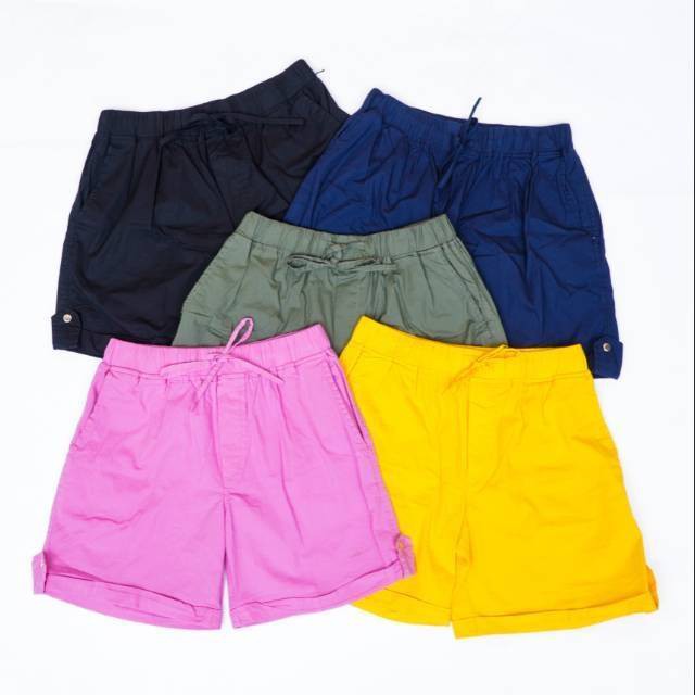 PROMO HPK! HOTPANTS WANITA KATUN STRETCH / CELANA PENDEK BAHAN KATUN STANDART L DAN JUMBO XXL