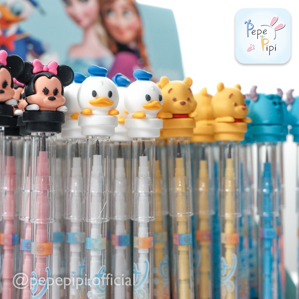 Pensil Tsum Peluru Lantu Susun Bensia Refill Isi Minnie Pooh Donal Donald Sullivan