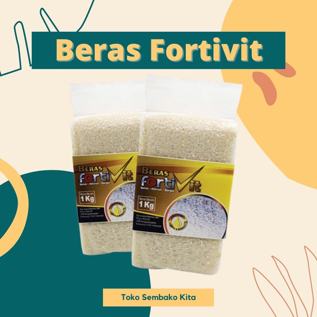 

Beras MPASI Fortivit Beras Fortifikasi Sehat Halal Bergizi