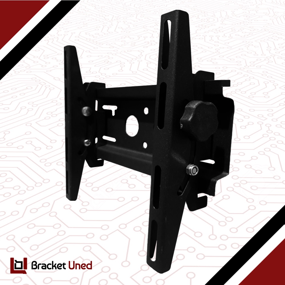 Breket Braket Bracket TV 40 32 42 43 24 Inch Bisa Nunduk Dangak Semua Merk 14 - 43 New Model Premium