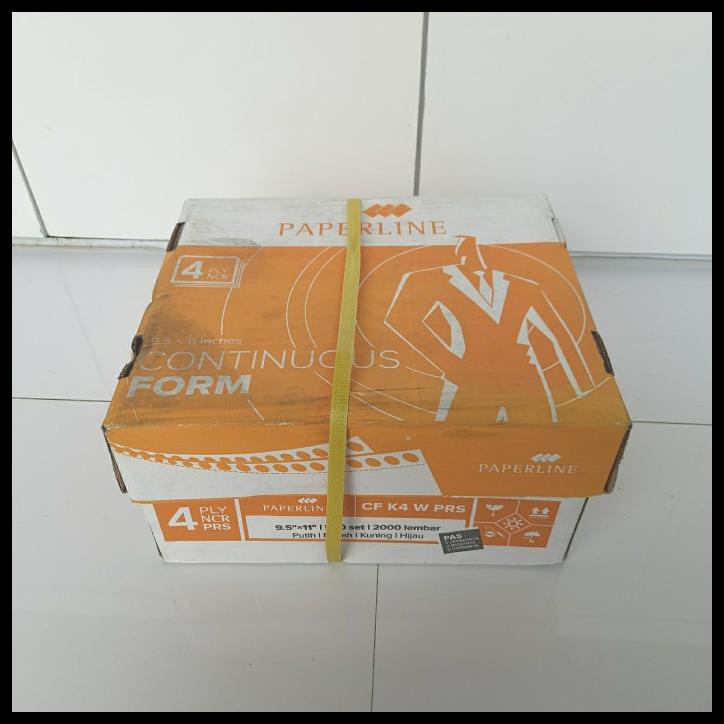 

Continuous Form Cf K4 W Prs Paperline 4 Ply 9,5X11 Inches 1 Box