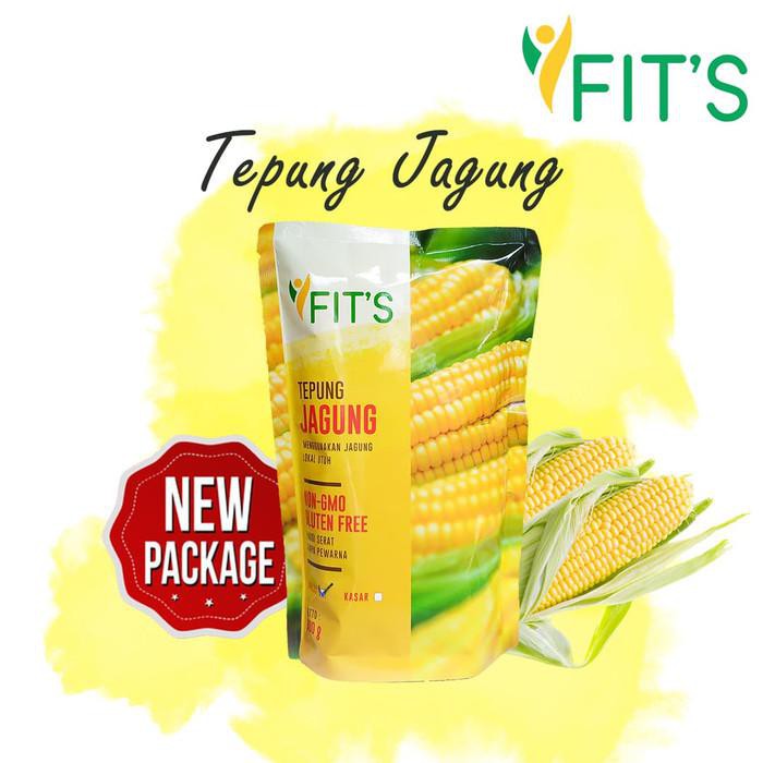 

Tepung Jagung (Polenta) Fits Mandiri 1Kg Kemasan Ekonomis Non Gmo - Kasar Mugo