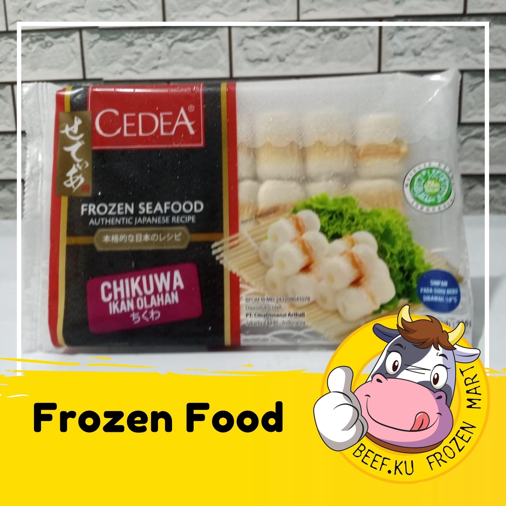 

Cedea - Chikuwa Cedea 250GR 1KG Bahan Suki Bahan Steamboot Frozen Food Halal Higenis