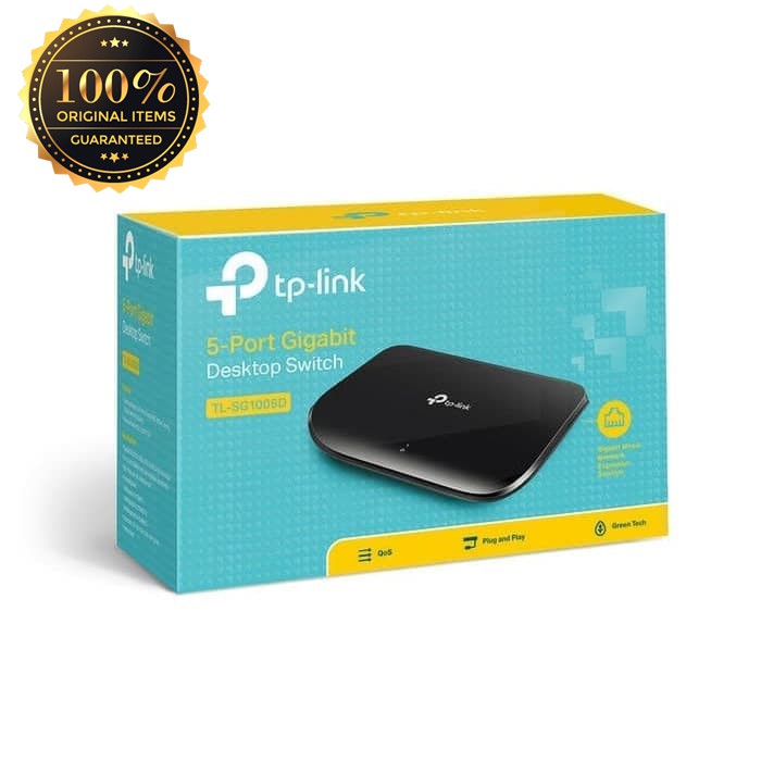 Switch Hub TP-Link TL-SG1005D Switch Hub 5 Port Gigabit Garansi Resmi