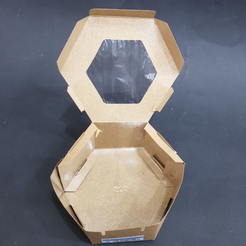 

BOX COKLAT KRAFT HEXA 12X12X5 FULL LAMINASI 1pcs
