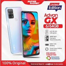 ADVAN GX 6/64 RAM 6GB ROM 64GB GARANSI RESMI 1 TAHUN