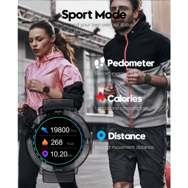 B17 NORTH EDGE NL03 Sports Smartwatch With Blood Pressure Waterproof IP67