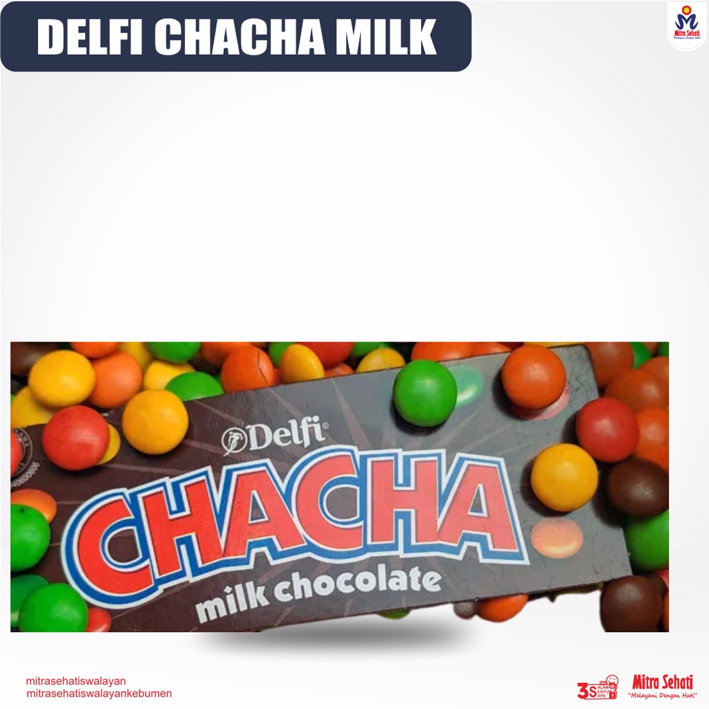 

DELFI CHACHA MILK / CHACHA 50gr PEANUT WARNA [ Mitra Sehati Swalayan ]