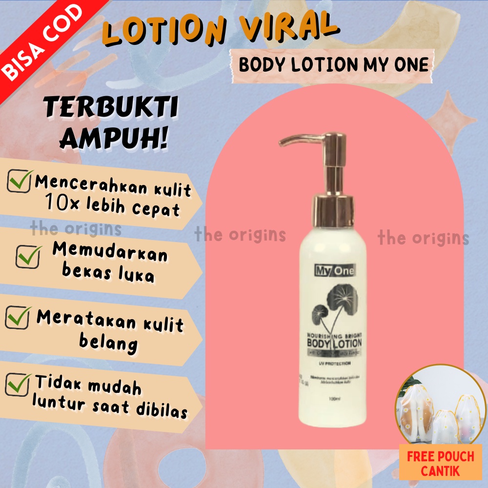 WHITENING BODY LOTION MY ONE PEMUTIH BADAN HAND BODY PEMUTIH HB PEMUTIH BADAN PERMANEN BPOM HANDBODY