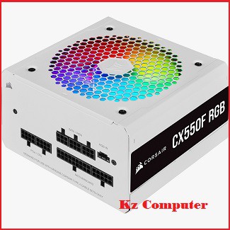 PSU CORSAIR CX550F RGB White 550W 80+ PLUS BRONZE FULY MODULAR