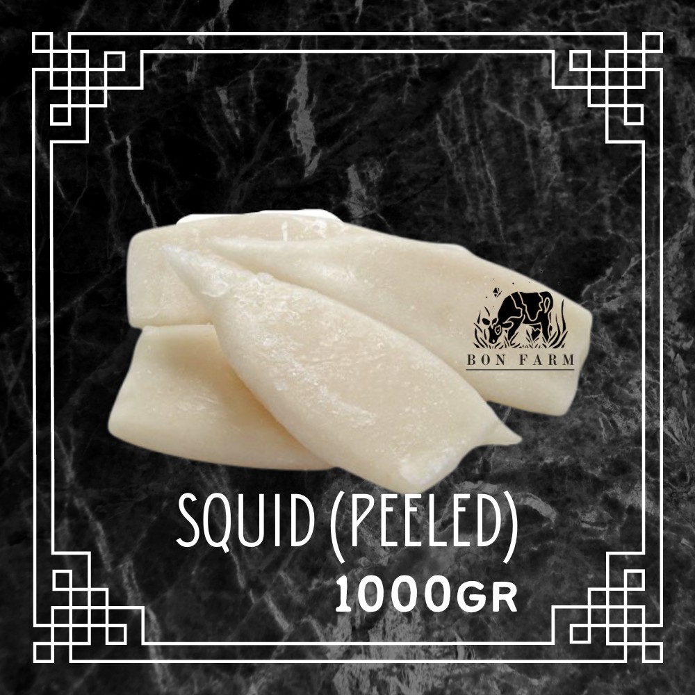 

Cumi Kupas Bersih / Cumi Tube Frozen @1kg