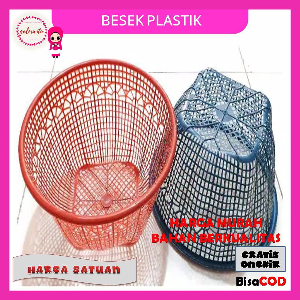 Besek Plastik / Besek Keranjang Telur Dan Bumbu / Ceting Besek Plastik
