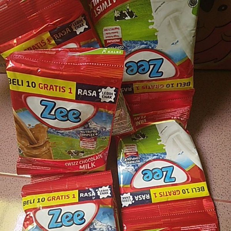 

Susu Zee Sachet Renceng isi 10 Vanila Coklat