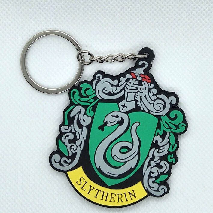 Rubber 3D Keychain wizard school / Gantungan Kunci Asrama Penyihir