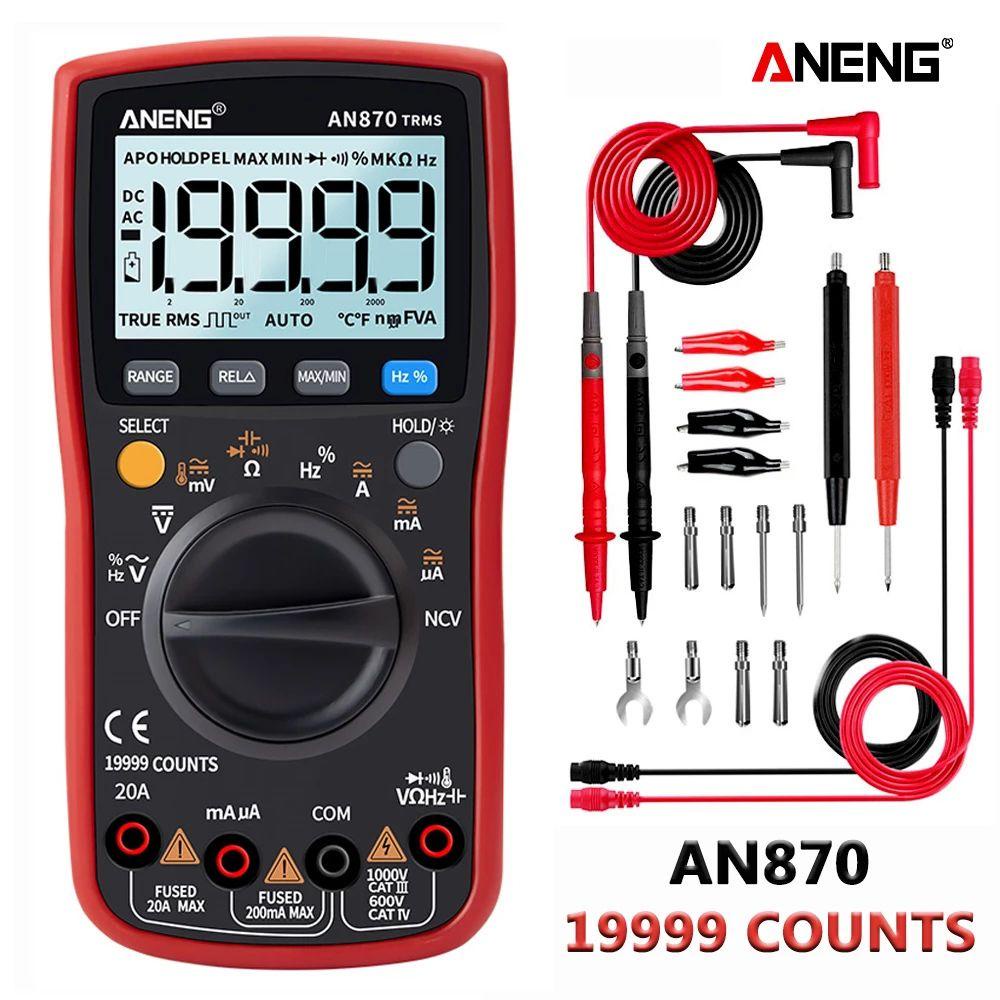 POPULAR Populer Digital Smart Multimeter Multifungsi 19999hitungan AC/DC Digital Profesional Meter