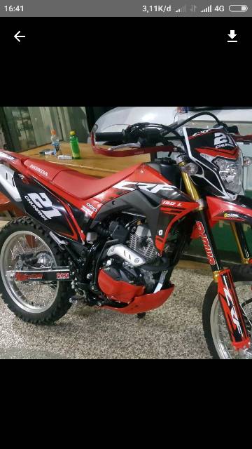 Stiker Decal Honda CRF 150 L Custom MX GP Full Body Sticker Custom