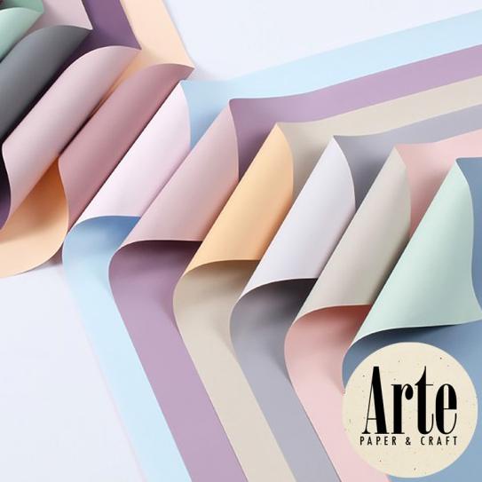 

♖ 20 Lembar Home Decor Pastel Dual Tone Kertas Buket Korea Bunga Flower Wrapping Paper Kado Arte Grosir Jakarta P.OY ♥