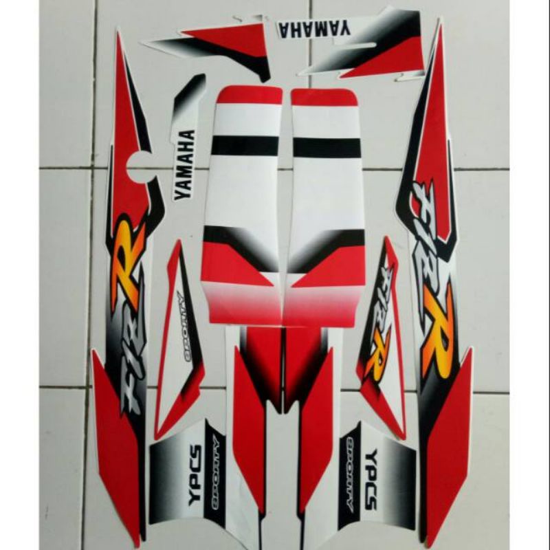setiker striping yamaha fiz r 2001 merah