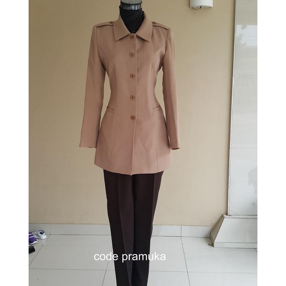 1 SET SERAGAM PRAMUKA WANITA / BAJU PNS / SERAGAM GURU