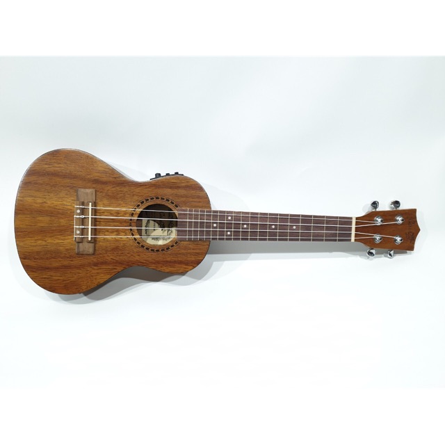 Ukulele Elektrik Concerto Merk Cowboy Tipe UK-23 S ENS Coklat Tua EQ TUNER Murah Jakarta