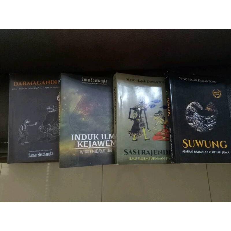 PAKET MURAH 6 BUKU DAMAR SHASHANGKA - BUKU ILMU JAWA KUNO, GATHOLOCO, SUWUNG, DARMAGANDHUL, INDUK ILMU KEJAWEN, SASTRA JENDRA [ORIGINAL]