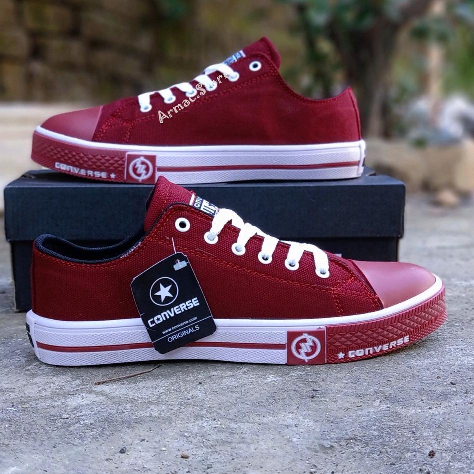 SEPATU KEREN 2022 SEPATU SNEAKERS PRIA SEPATU SEPATU LAKI COWOK SEPATU CONVERSES ALLSTAR PETIR MAROO