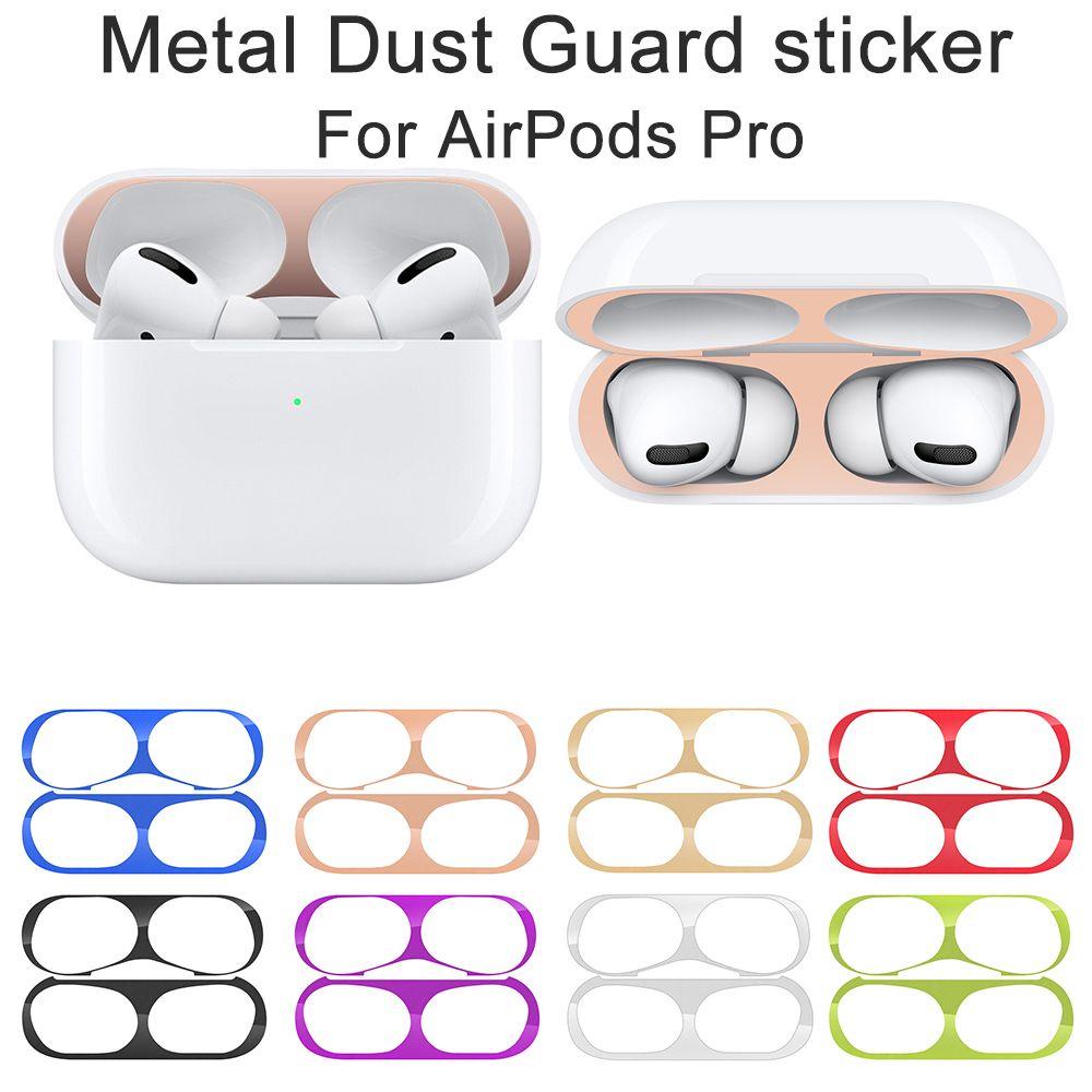 POPULAR Populer Untuk AirPods Airpod Pro Penutup Pelindung Tahan Debu Skin Protector Metal Film Sticker