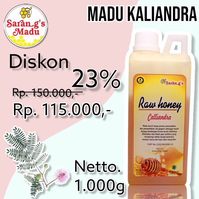 

(BISA COD) Madu Kaliandra 1 kg