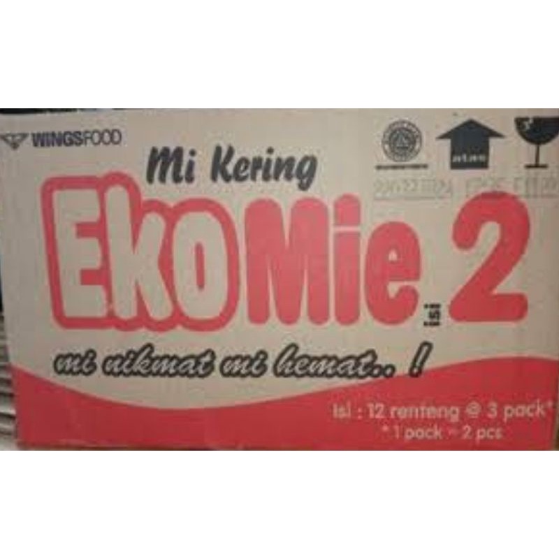 

1 DUS/36 PCS MIE EKOMIE 2