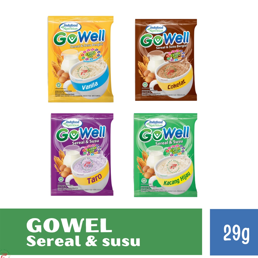 

GOWEL Sereal & susu 4 varian rasa 29g