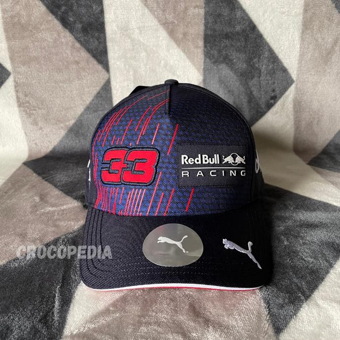 Topi Baseball Official Cap Max Verstappen Red Bull Racing F1 Original