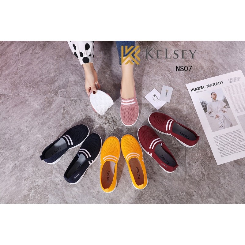 (GRATIS ALAS KAKI) NICOLE SEPATU #NS07 SNEAKERS WANITA KELSEY SEPATU FLYKNIT WANITA NYLON SNEAKERS CASUAL IMPORT